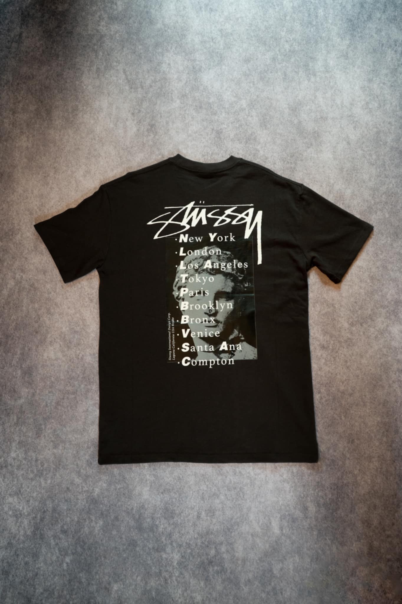 czarna Stussy Australia Vintage