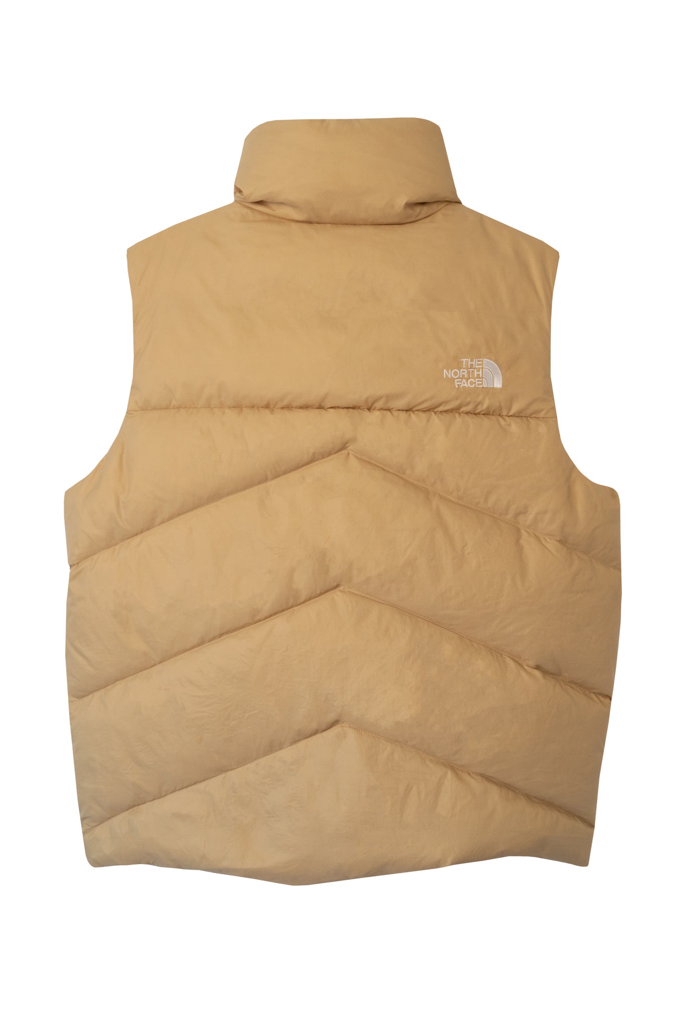The North Face 550 Women's Stylish Down Vest Beige/Cream New