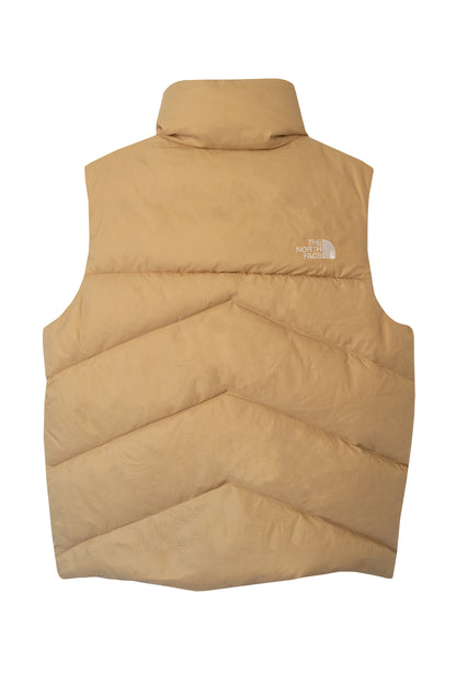 The North Face 550 Women's Stylish Down Vest Beige/Cream New